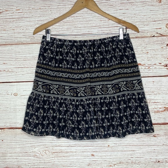 Madewell Artisan Floral Mini Skirt Sz M - Picture 7 of 12